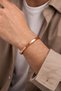 Handmade Unisex Copper Bracelet with Ayetel Kürsi Written Inside, Simple Daily Design - 3