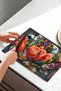 Colorful Graffiti Art Tempered Glass Cutting Board 30X40 cm Size Uv Printing - Bckt080 - 5