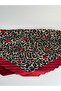 Pleated Patterned Square Scarf (50X50 cm) - 4