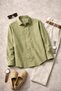 Men's Modal Fabric Textured Relaxed Fit Shirt - 5