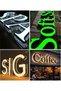 Illuminated and Non-Illuminated, Plexiglass, Chrome Box Letter Sign, Special Production for Businesses. - 3