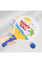 Wooden Paddle Ball Racket with Carry Bag, Set of 2, Yellow - 2