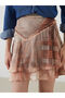 I Beli Zippered Embroidered Mini Skirt from Freezen Store - 3