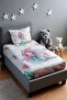Mermaid and Friends Patterned Bedspread and Pillowcase - 2
