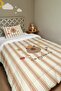 Sweet Capybara World Patterned Single Duvet and Pillowcase