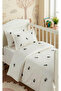 Black Rose Brown Baby Bedding Set 100% Cotton Skin-Friendly - 2