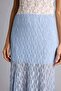 A-Line Regular Waist Lined Lace Maxi Skirt F8154Ax26Sp - 5