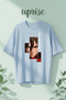Mikasa Ackerman Attack on Titan Shingeki No Kyojin Printed Cotton Oversize T-Shirt
