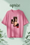 Mikasa Ackerman Attack on Titan Shingeki No Kyojin Printed Cotton Oversize T-Shirt