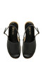 26S-381 6Fx Black Women's Wedge Heel Sandals - 4