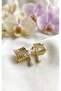 LOVİSA GOLD ÇELİK KÜPE - 2