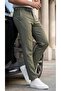 Men's Oldmoney Fabric Trousers with Buckle Detail - 3