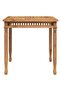 Garden Dining Table 80x80x80 cm Solid Teak Wood - 4