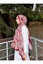 Mineşarpt Floral Patterned Bamboo Shawl Non-Slip, Lightweight & Stylish for Daily and Special Use Dusty Rose/Pink - 3