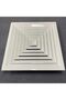 Aluminium Air Supply & Return Diffusers – Square Ceiling Ventilation Solutions for Studios, - 5