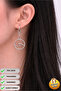 Steel Special Design Dangle Gift Earrings for Couples, Does Not Tarnish or Fade - 2