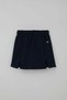 Girl's Shorts Skirt with Arma Accessories and Slits, 9-14 Years Old, Navy Blue