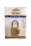 Yuma Password Combination Padlock 3 Digit Brass Blister Packaging 30mm 1 Piece - 2