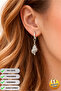 Steel Special Design Dangle Gift Shell Double Earrings, Does Not Tarnish or Fade - 3