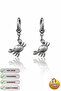 Steel Special Design Dangle Gift Crab Earrings, Does Not Tarnish or Fade - 2