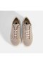 Men's Beige Suede Sports Shoes with Internal Lace Detail - 8