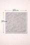 7-Piece Gray Multi-Purpose Bamboo Mini Towel Set - Baby, Kitchen and Cleaning Towels 20 X 20 cm - 5