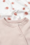 Baby Romper with Hat and Snap Fasteners, 100% Cotton Newborn Baby Romper - 4