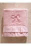 Pink Bow Embroidered Face Towel 50X80 cm - 6