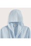 Little Basic Muslin Bathrobe Blue - 2