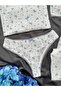 Women's Blue Rose 4-Piece Cotton Pajama Set - 3