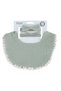 -Sophia Set of Baby Bib and Ribbon Headband - Sage Green - 2