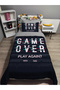 Quilted Play Game 4-Piece (100% Cotton 100X200 with Elastic Sheets) Single Bedspread Set - 2