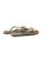 Beige Cheerful16F - Beige Floral Flip Flops - 2