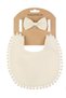 - Stealla Small Ribbon Headband and Baby Bib for Infants & Babies -Cream - 3