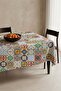 Colorful Tiles Cotton Tablecloth-Msor006 - 3