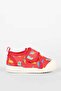 Red Canvas Children's Shoes - Velcro-Fastened, Soft-Soled Casual Baby Sneakers - 3