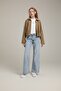 Girl's Palazzo Denim Trousers