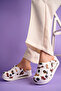 Patterned Sabo Slippers Orthopedic Hospital Doctor Nurse Chef Slippers - 3