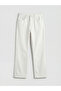 White Straight Fit Women's Jean Pants - 4