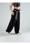 Design Linen Black Women's Baggy Trousers Coc2964 - 5