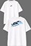 It's a Trash Can Car Design Front and Back Printed White Oversize t Shirt