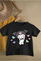 Kuromi Printed 100% Cotton Regular Fit Children's and Youth T-Shirt