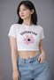 Women's Superstar Printed Basic Daily Use Tee Crop - 2