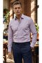 Slim Fit Straight Lycra Shirt with Snap Fasteners