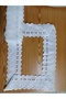 Colorful - White Tericoton Scallop Lace - 8.70 Meters. (1St Place)