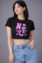 Women's Nyc Printed Basic Daily Use Tee Crop - 2