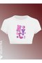 Women's Nyc Printed Basic Daily Use Tee Crop - 3
