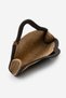 Women's Hand Knitted Zipperless Clutch & Portfolio Hand Bag Poger Brown Straw - 7