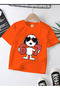 Snoopy Printed 100% Cotton Regular Fit Children's and Youth T-Shirt