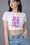 Women's Nyc Printed Basic Daily Use Tee Crop